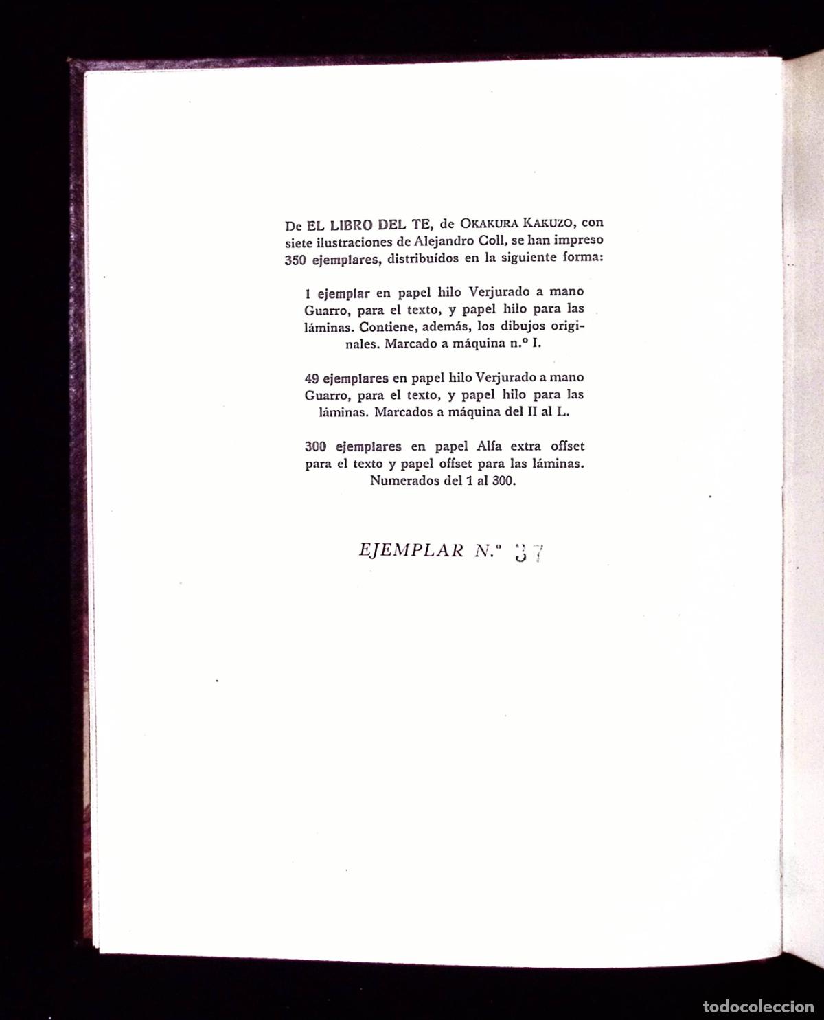 Libros de segunda mano: EL LIBRO DEL TE. - KAKUZO, Okakura. - Foto 2