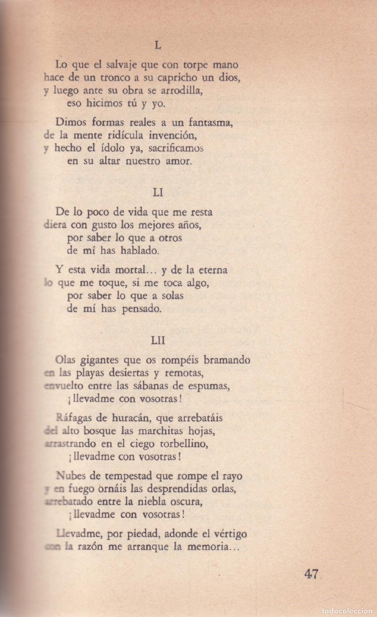 Libros de segunda mano: Antologia - Becquer, Gustavo Adolfo - Foto 2