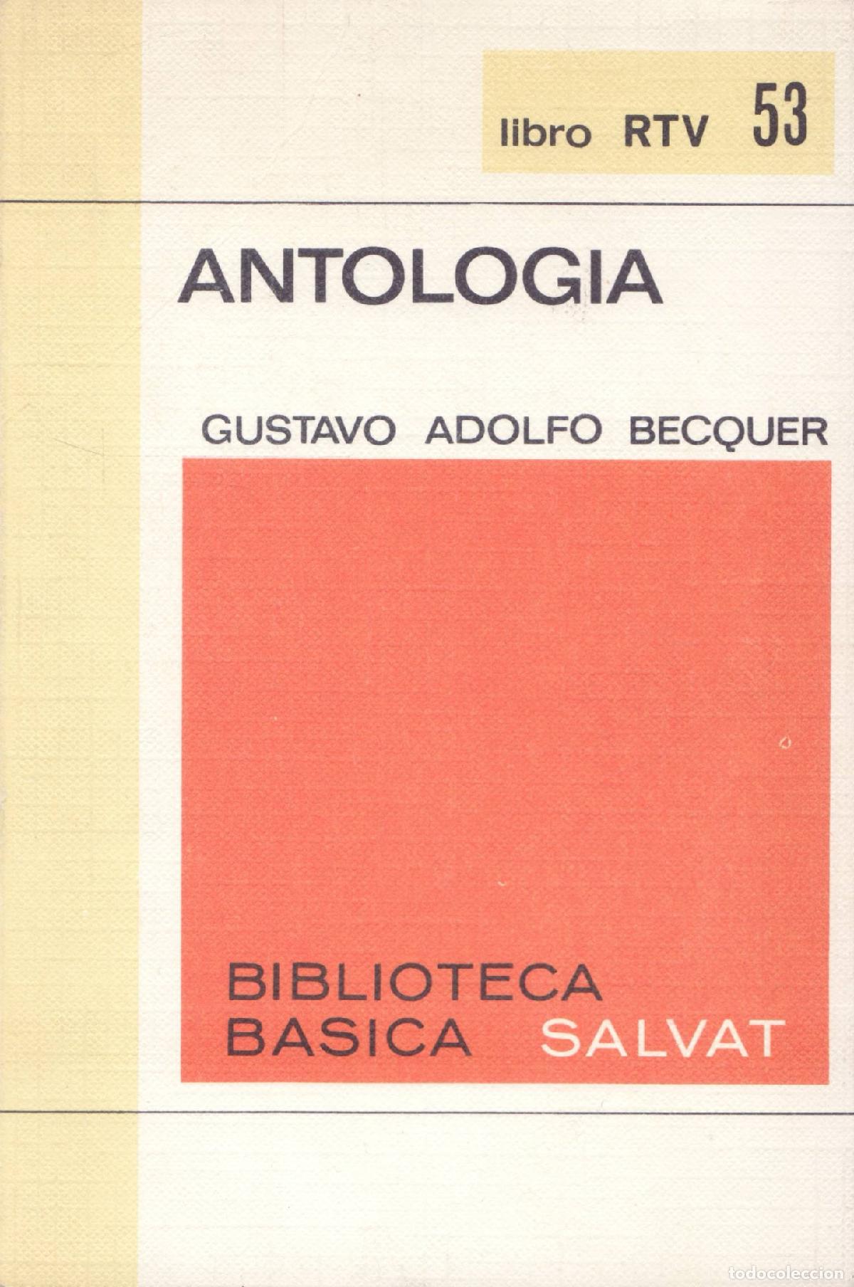 Libros de segunda mano: Antologia - Becquer, Gustavo Adolfo - Foto 1