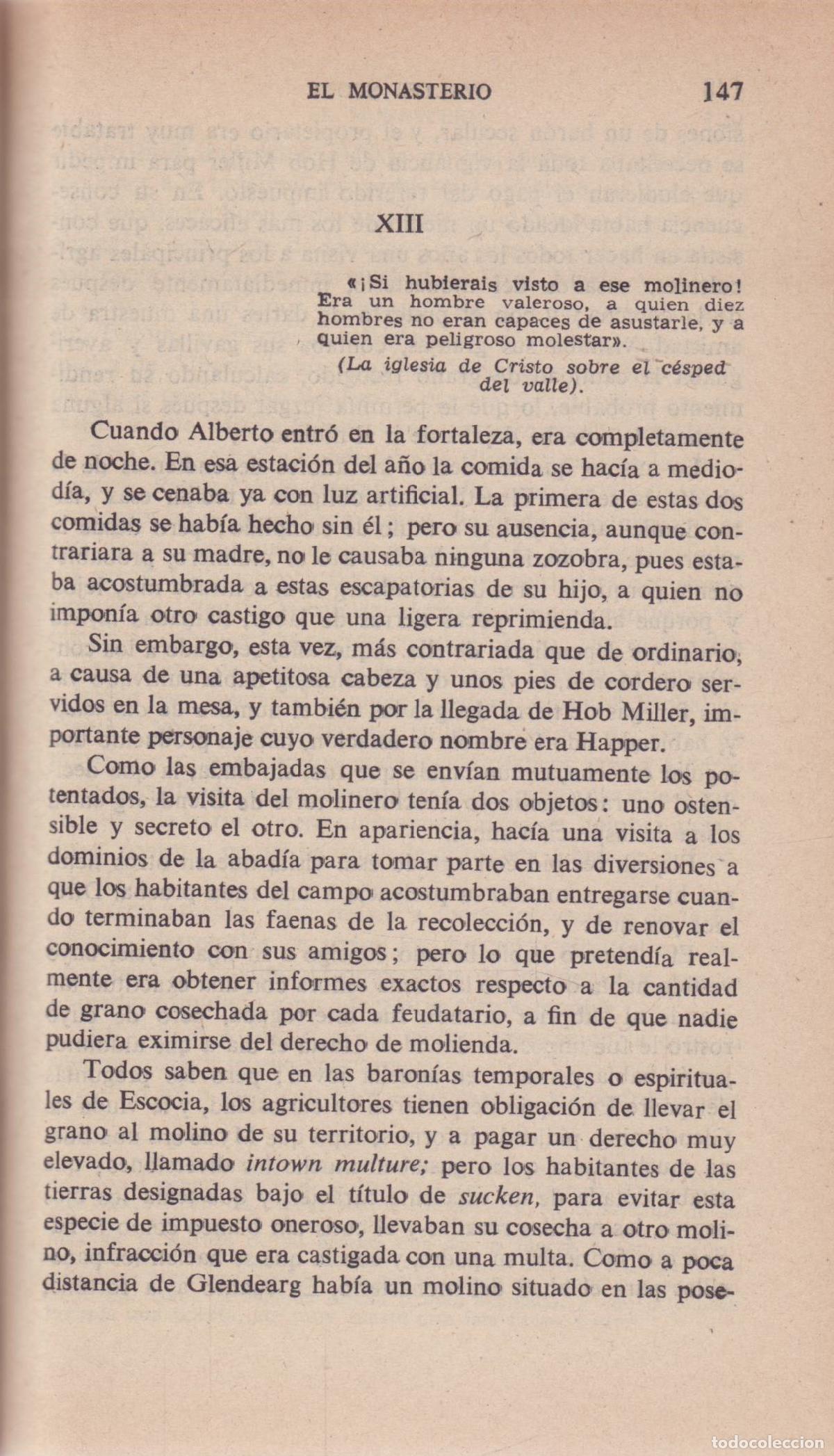 Libros de segunda mano: El monasterio - Scott, Walter - Foto 2
