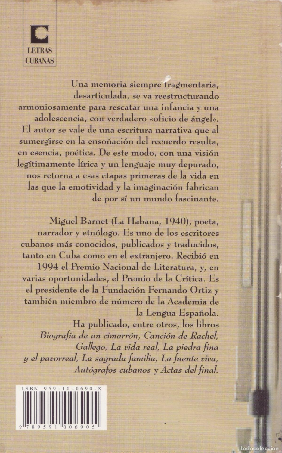 Libros de segunda mano: Oficio de angel - Barnet, Miguel - Foto 3