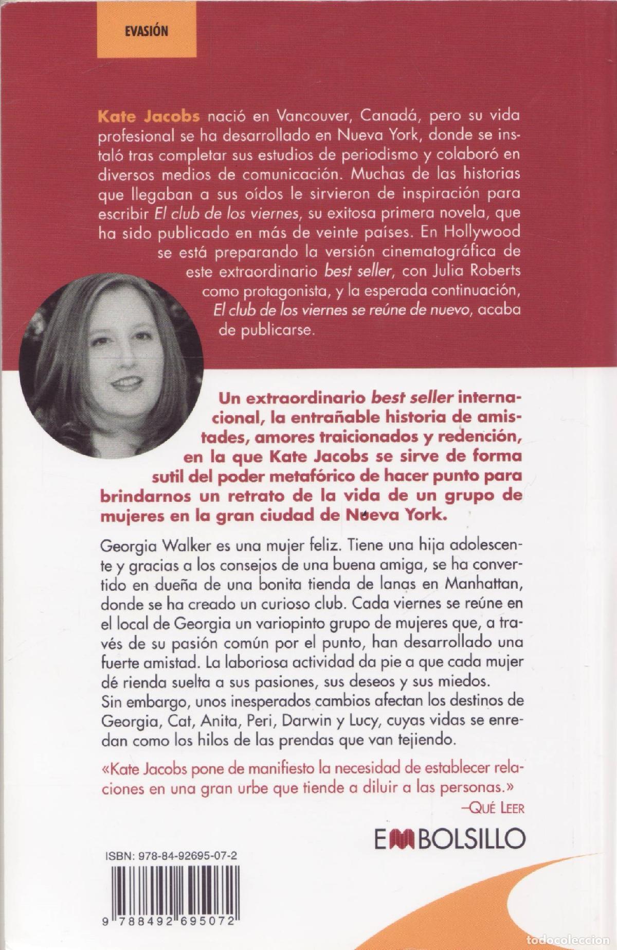 Libros de segunda mano: El club de los viernes - Jacobs, Kate - Foto 2