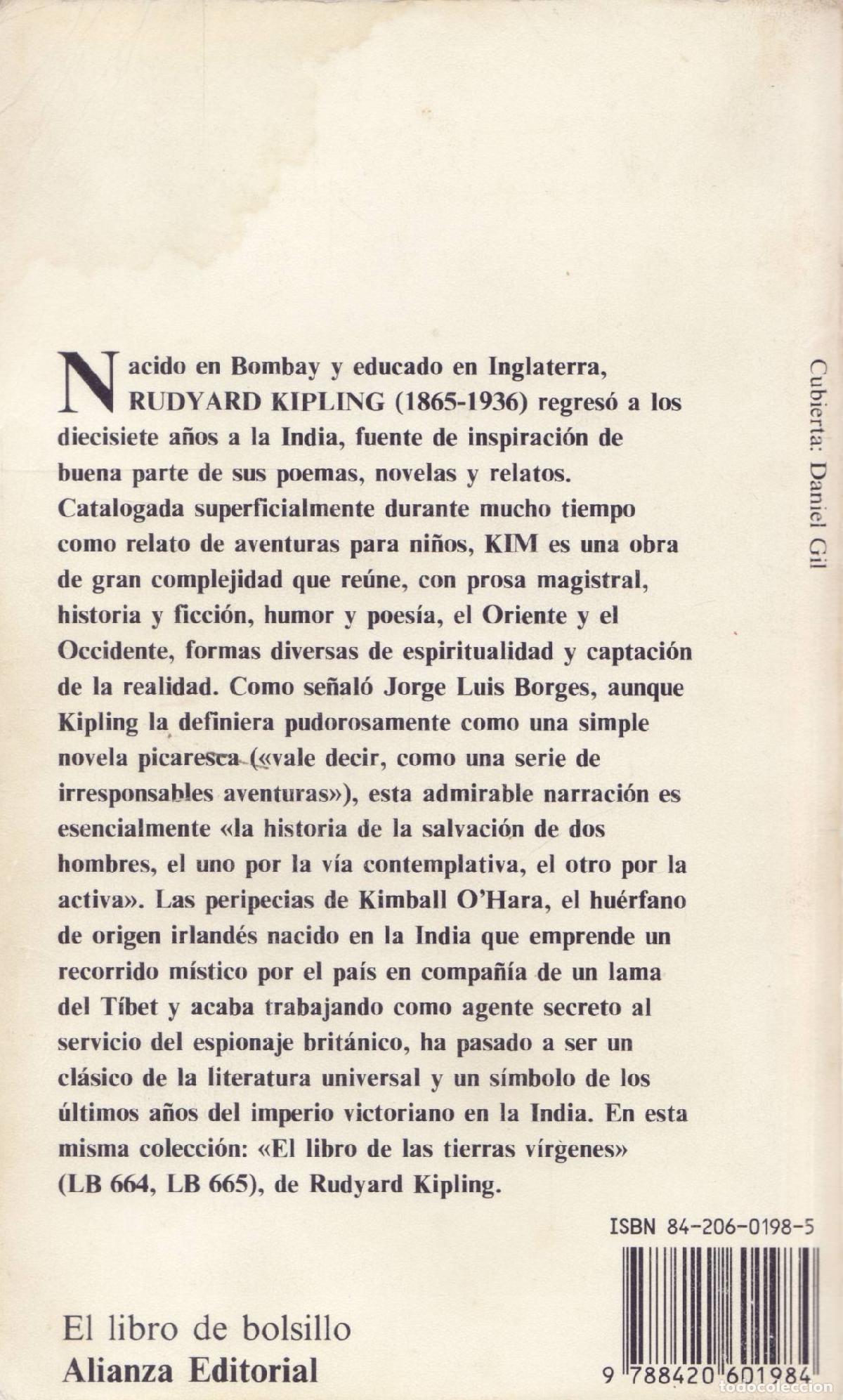 Libros de segunda mano: Kim - Kipling, Rudyard - Foto 2