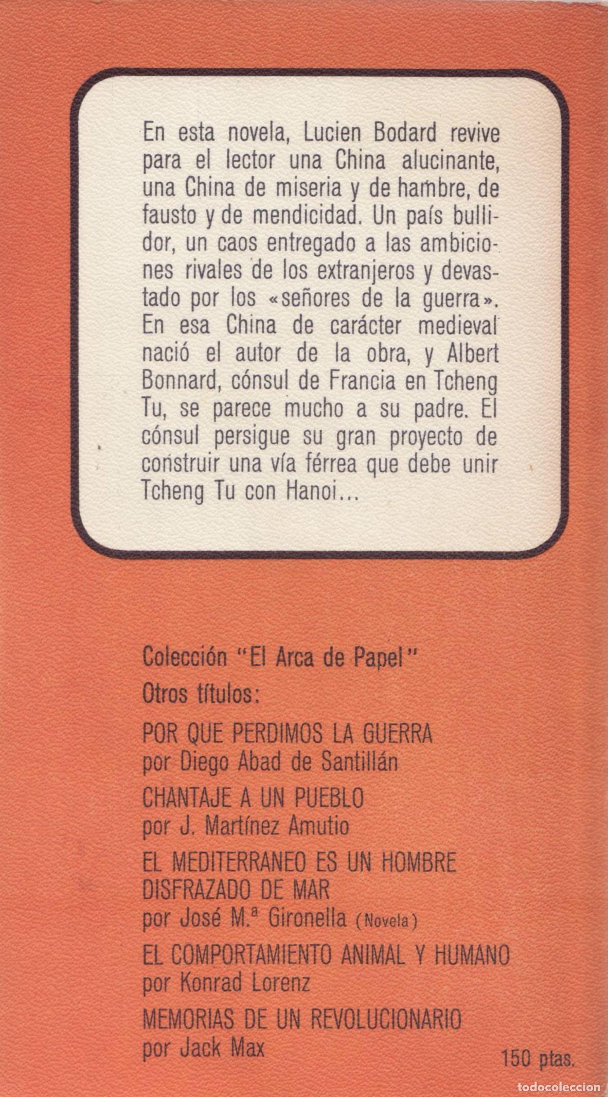 Libros de segunda mano: El consul - Bodard, Lucien - Foto 2