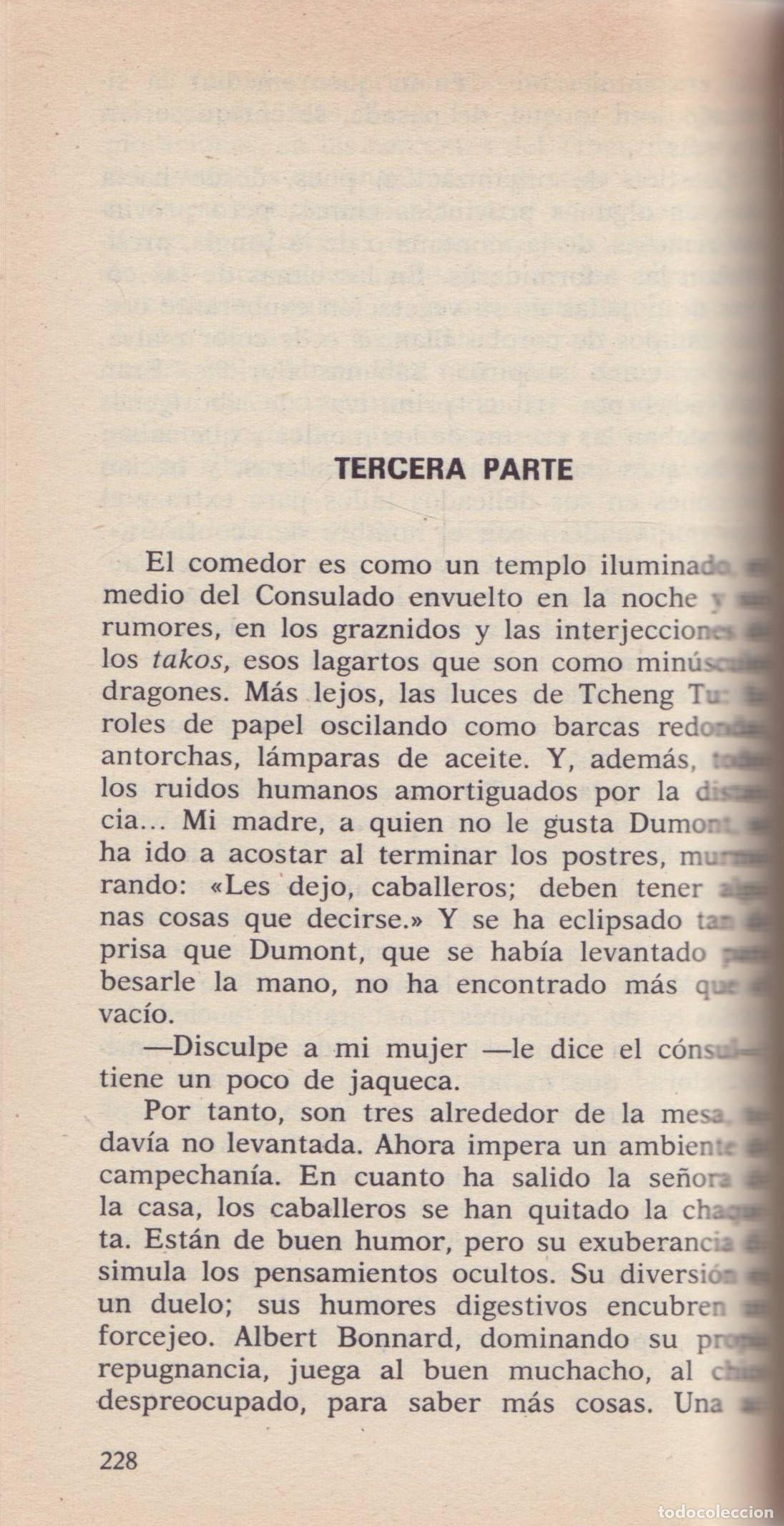 Libros de segunda mano: El consul - Bodard, Lucien - Foto 3