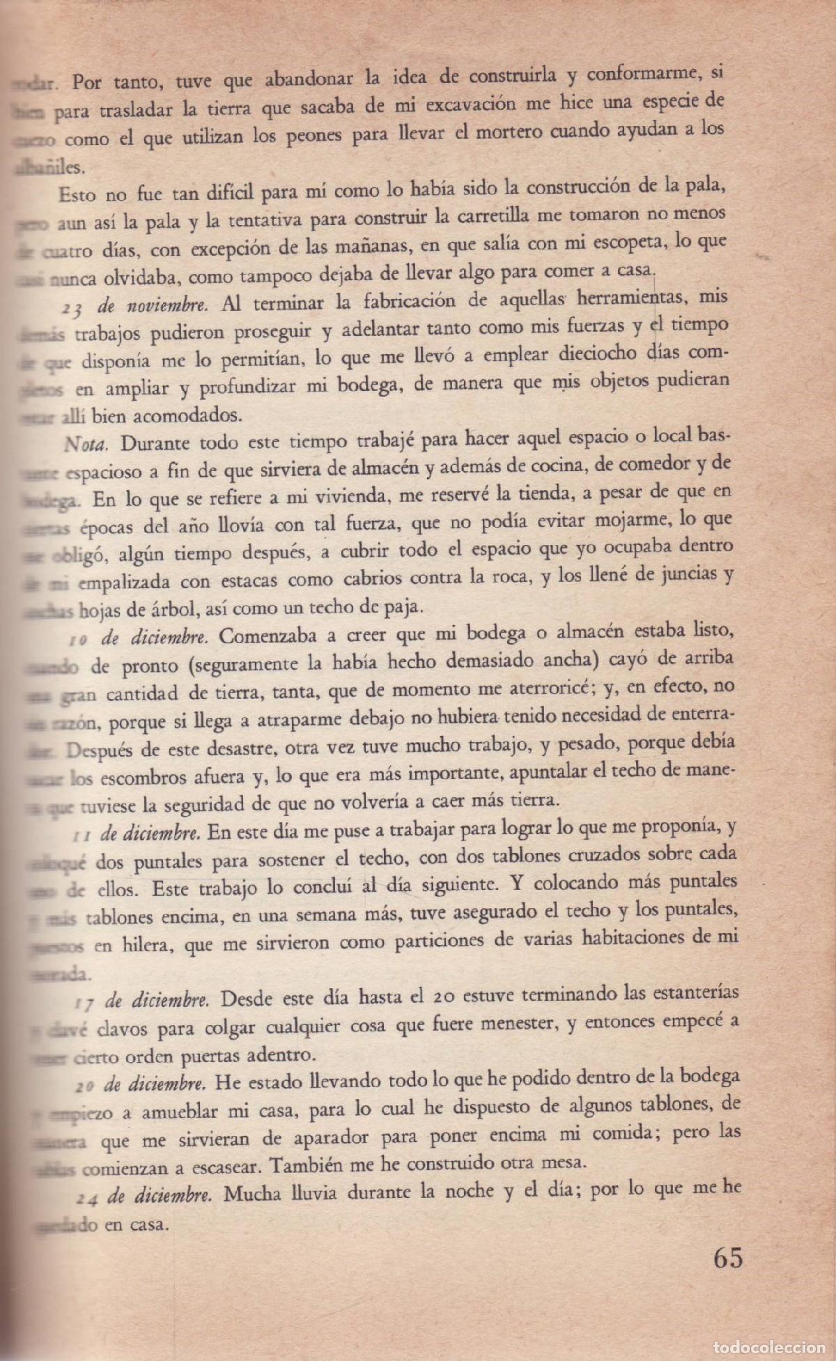 Libros de segunda mano: Robinson Crusoe - Defoe, Daniel - Foto 2
