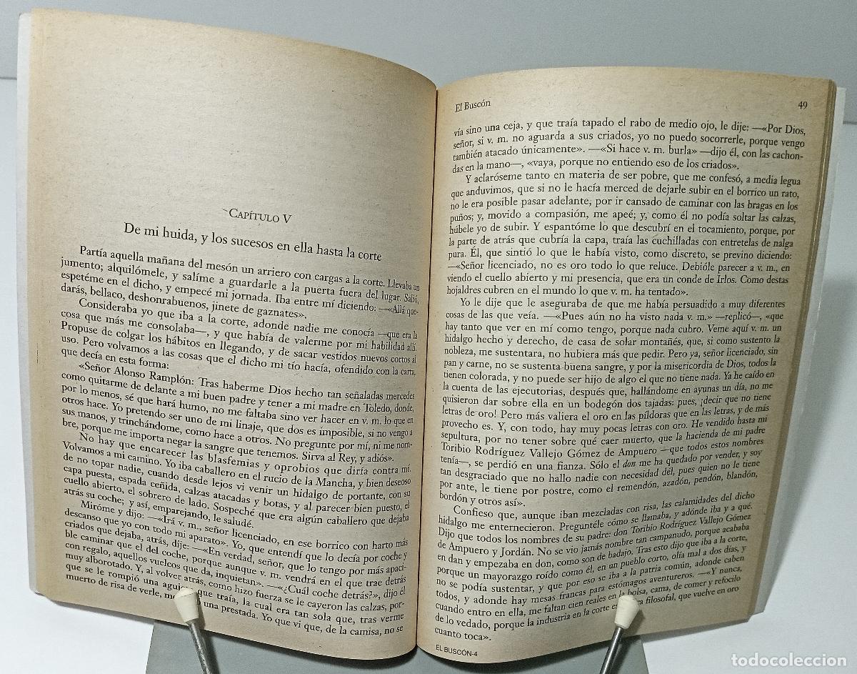 Libros de segunda mano: El buscon - de Quevedo, Francisco - Foto 4