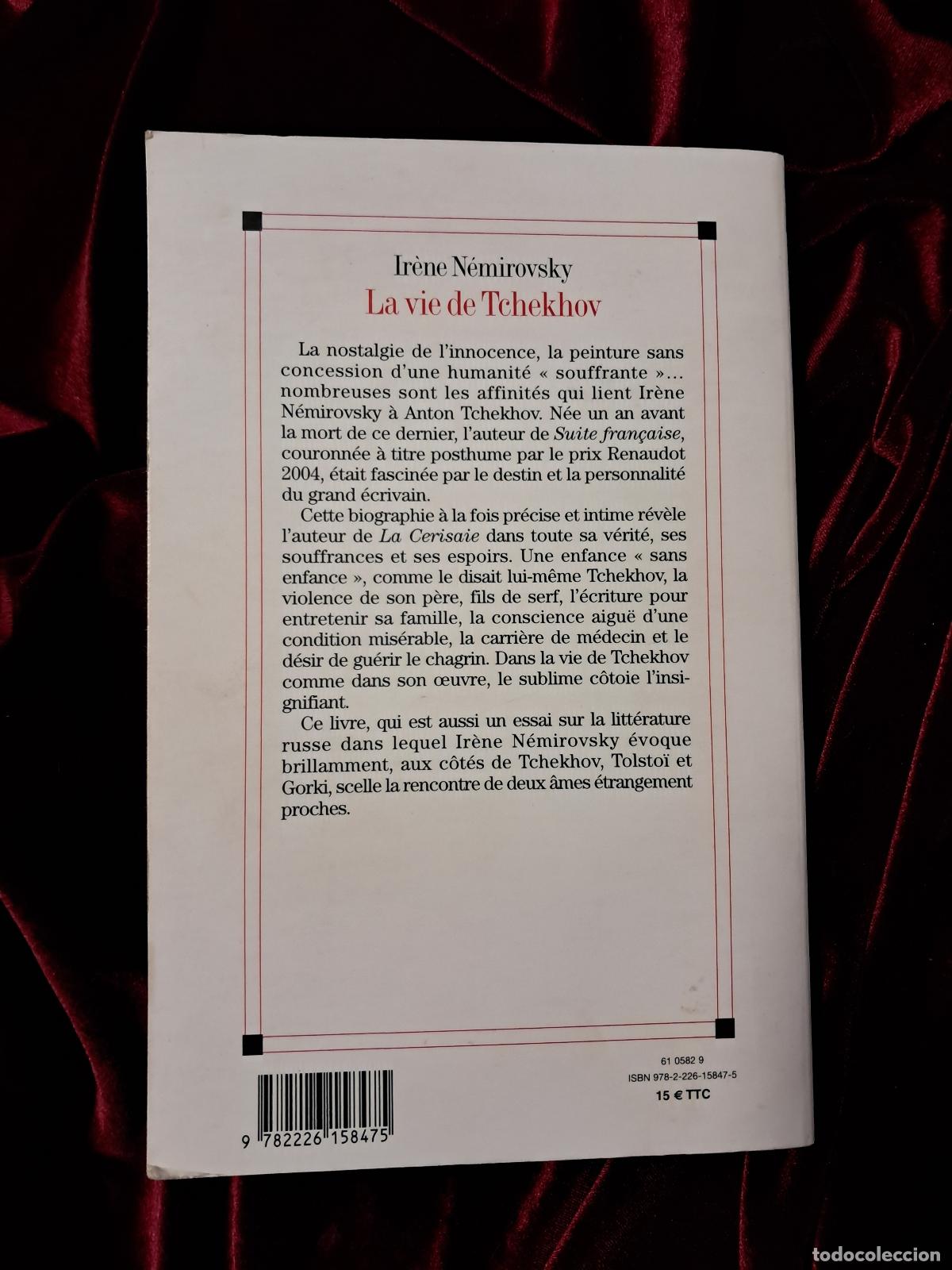 Libros de segunda mano: LA VIE DE TCHEKHOV. Ir&egrave;ne N&eacute;mirovsky. Albin Michel 2008 - Foto 5