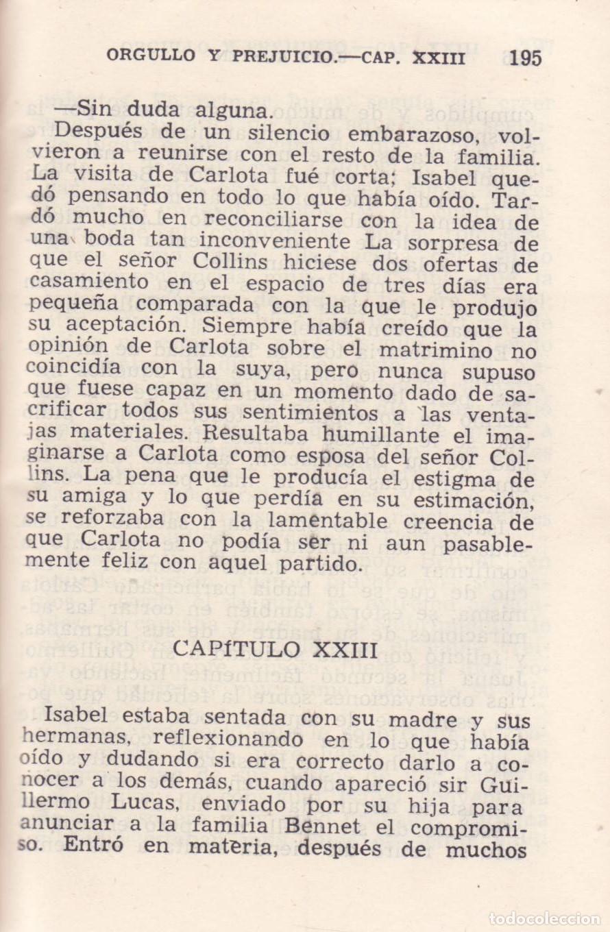 Libros de segunda mano: Orgullo y prejuicio - Austen, Jane - Foto 2