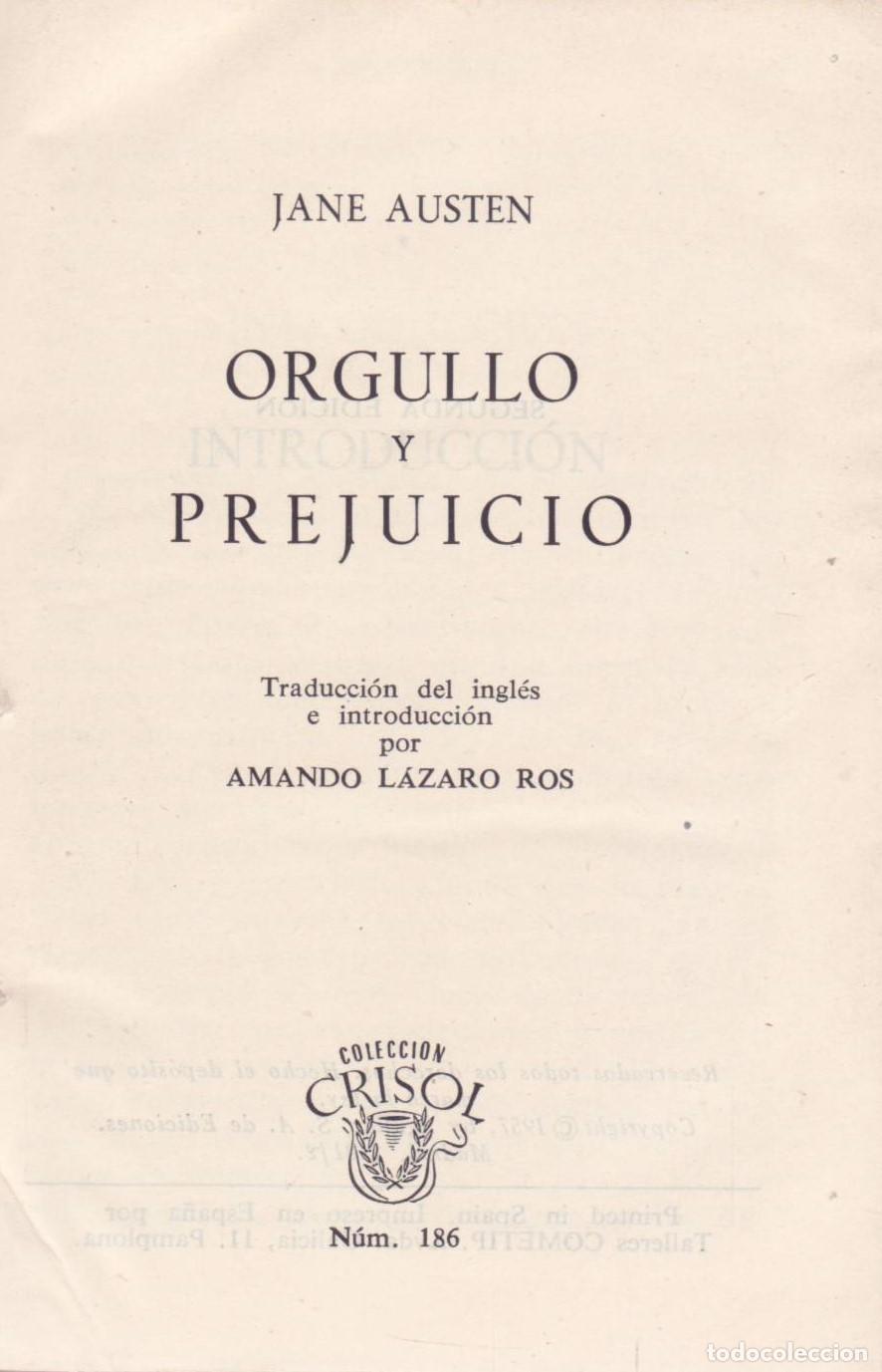 Libros de segunda mano: Orgullo y prejuicio - Austen, Jane - Foto 1