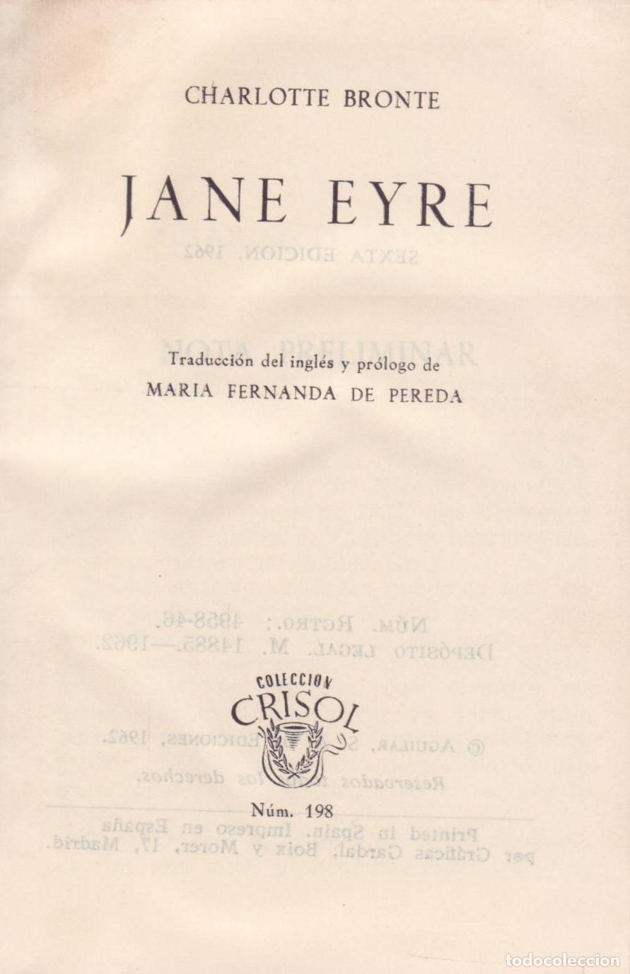 Libros de segunda mano: Jane Eyre - Bronte, Charlotte - Foto 1