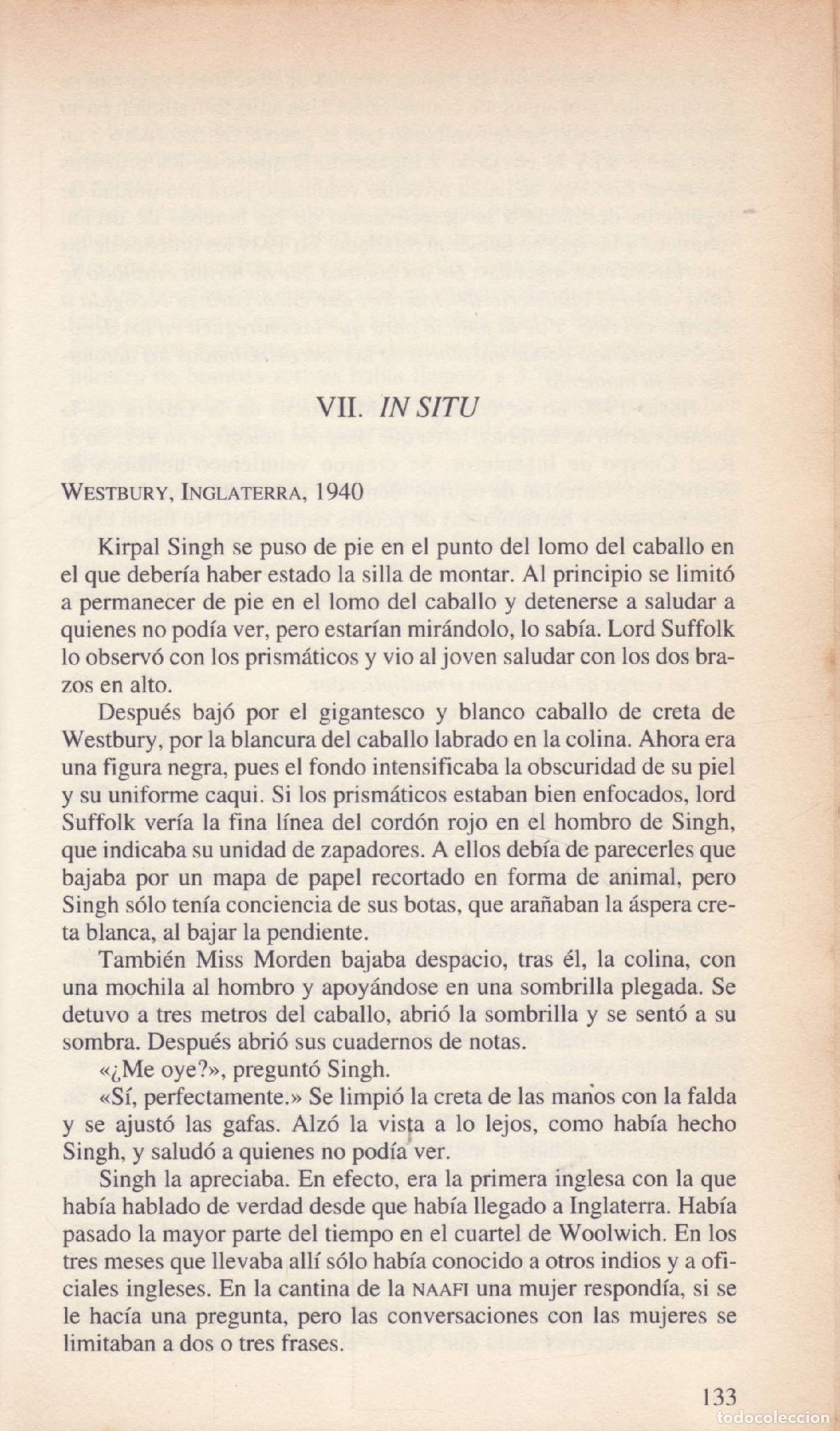 Libros de segunda mano: El paciente ingles - Ondaatje, Michael - Foto 2