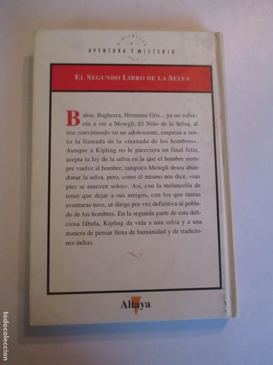 Libros de segunda mano: RUYARD KIPLING El segundo libro de la selva W31396 - Foto 3