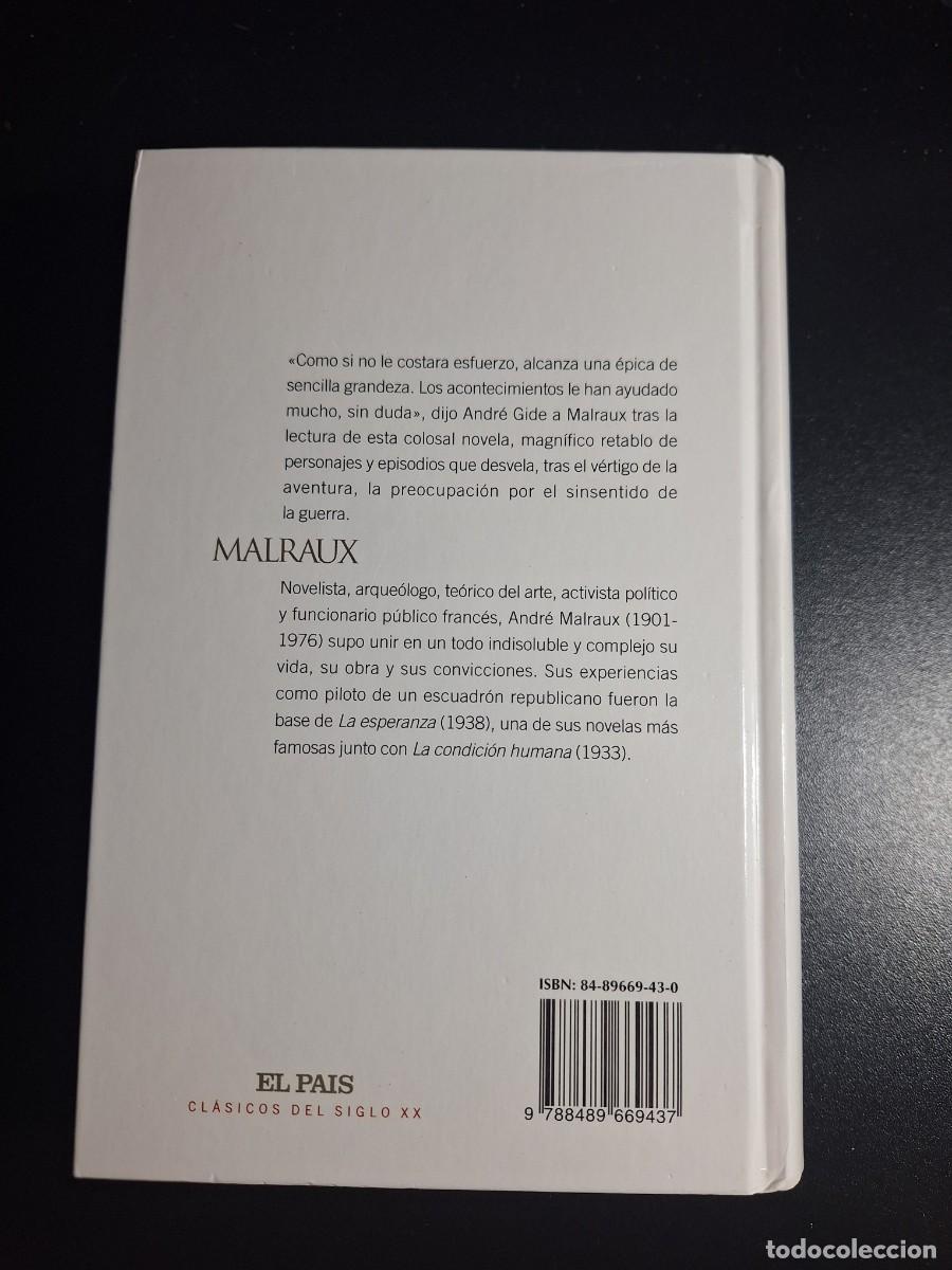 Libros de segunda mano: La esperanza - Andr&eacute; Malraux - Foto 3