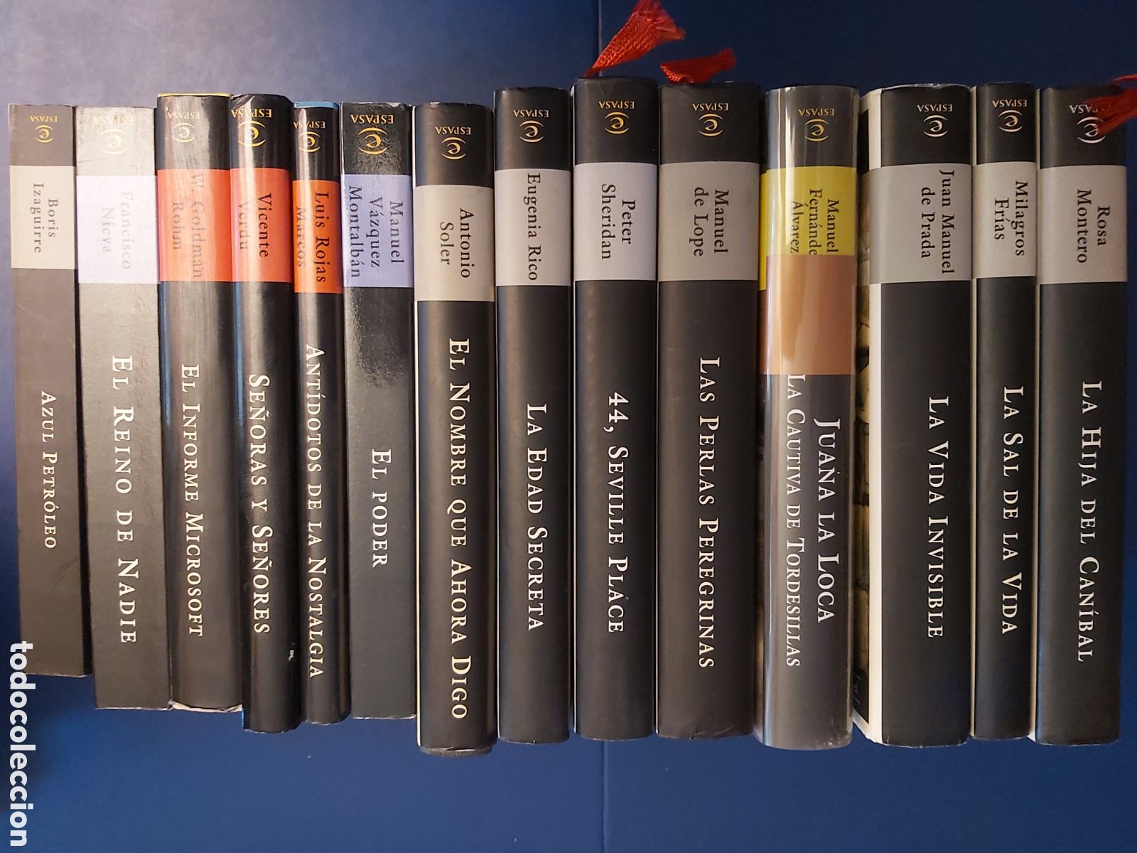 Second hand books: QUELA LIBRO. 14 NOVELAS ESPASA SHERIDAN IZAGUIRRE DE LOPE MONTALVAN FRIAS MONTERO NIEVA MARCOS