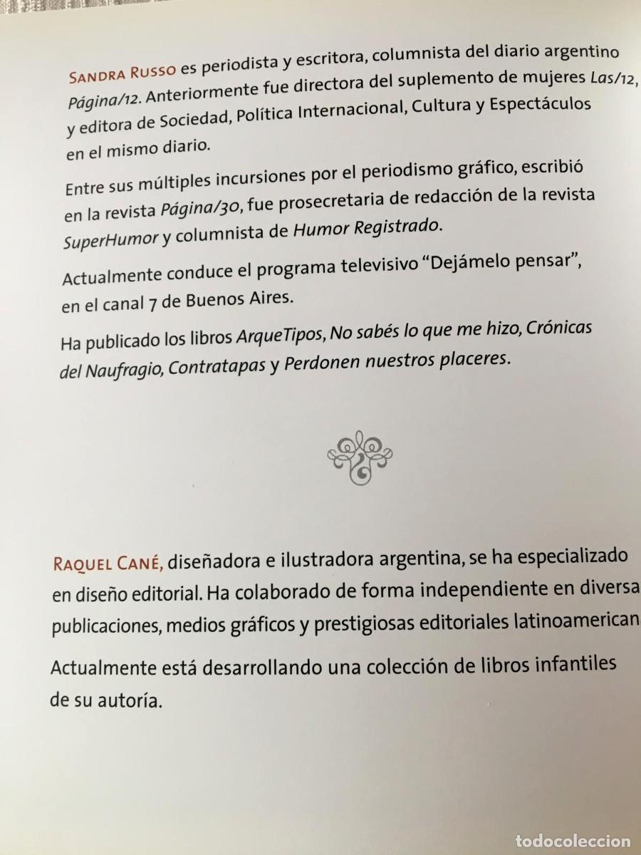 Libros de segunda mano: Libro &rdquo;Erotika&rdquo; de Sandra Russo - Foto 5