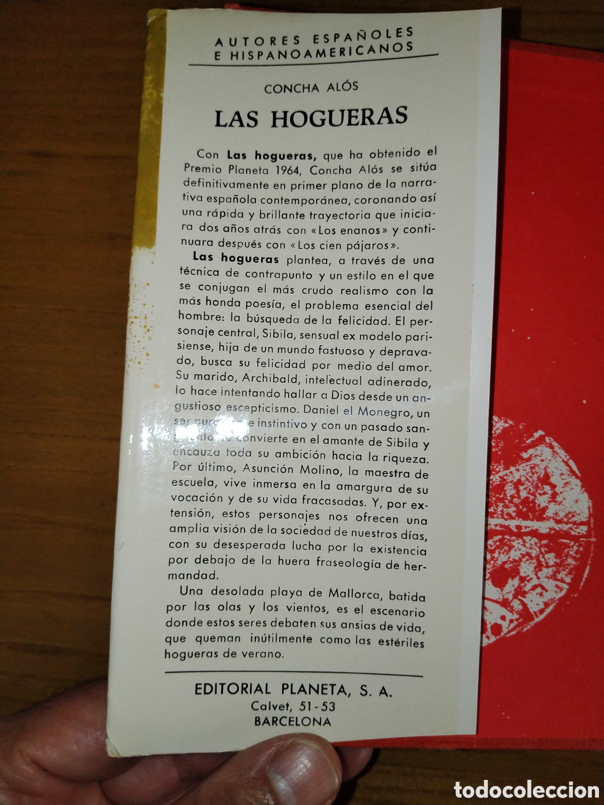 Libros de segunda mano: Las hogueras. Concha Alos - Foto 3