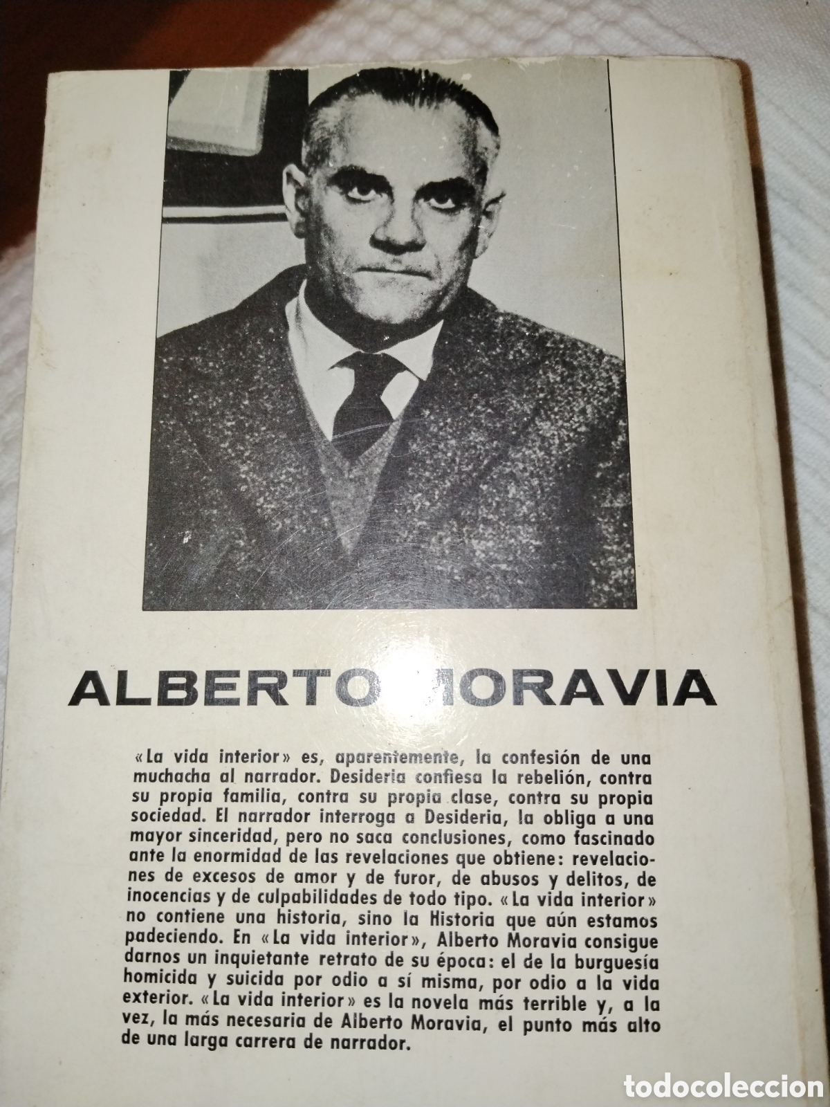 Libros de segunda mano: La vida interior. Alberto Moravia - Foto 2