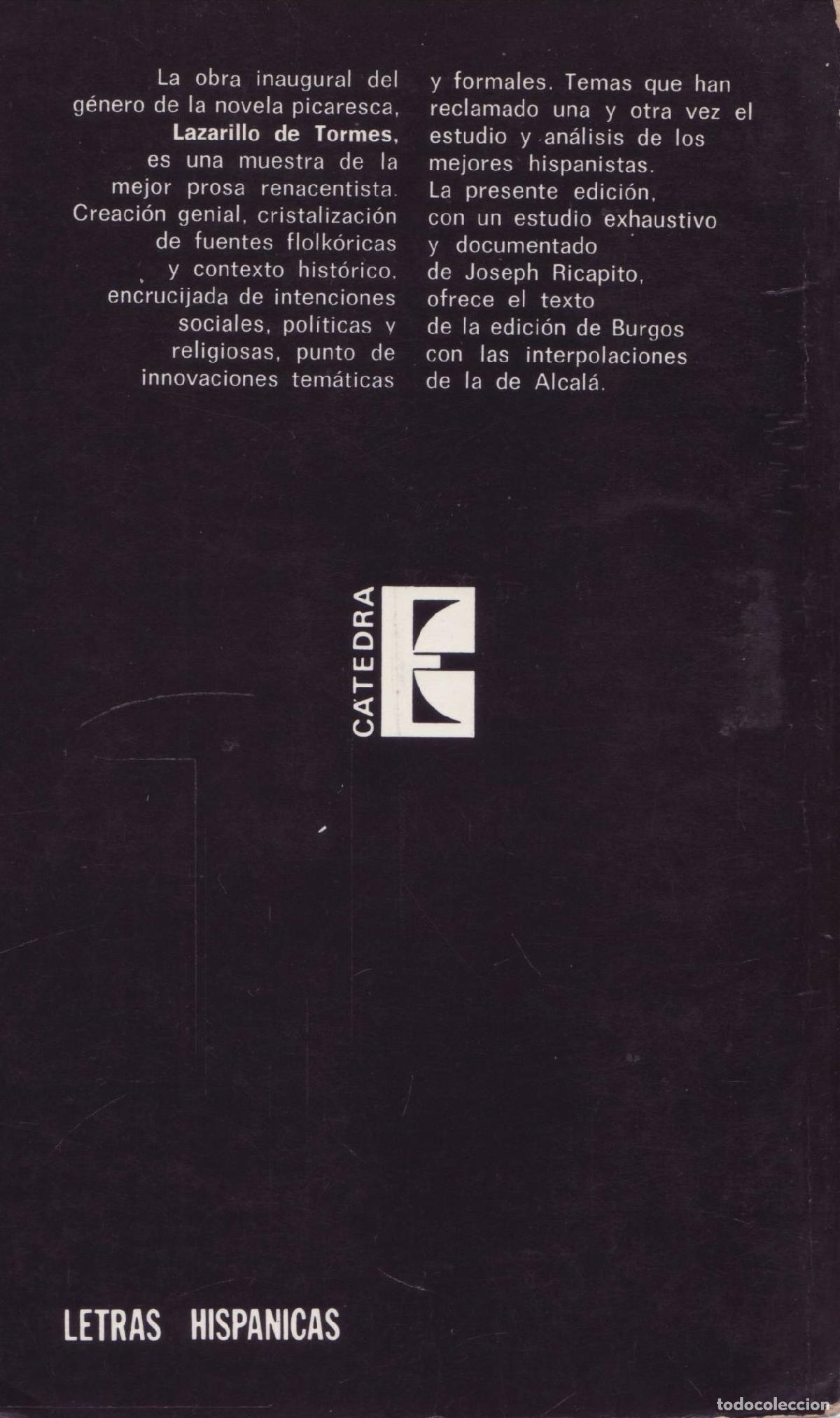 Libros de segunda mano: Lazarillo de Tormes - Anonimo - Foto 3