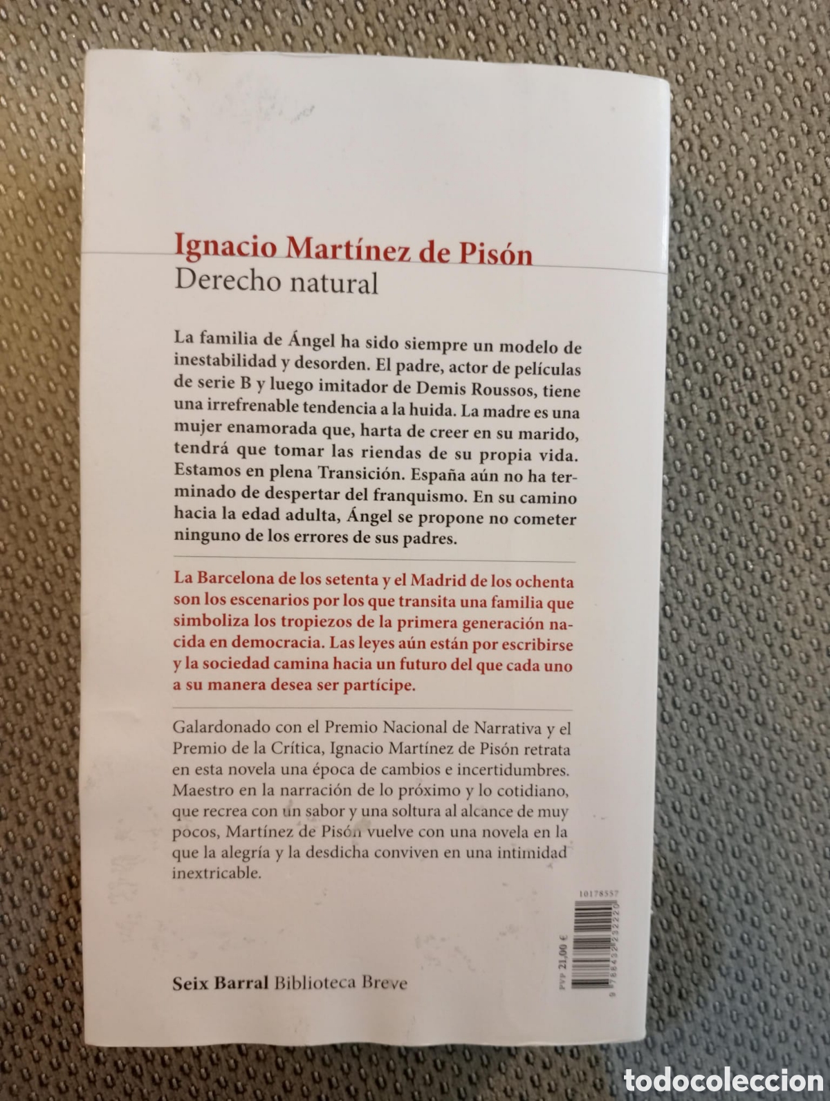 Libros de segunda mano: Derecho Natural / Ignacio Mart&iacute;nez de Pis&oacute;n - Foto 3