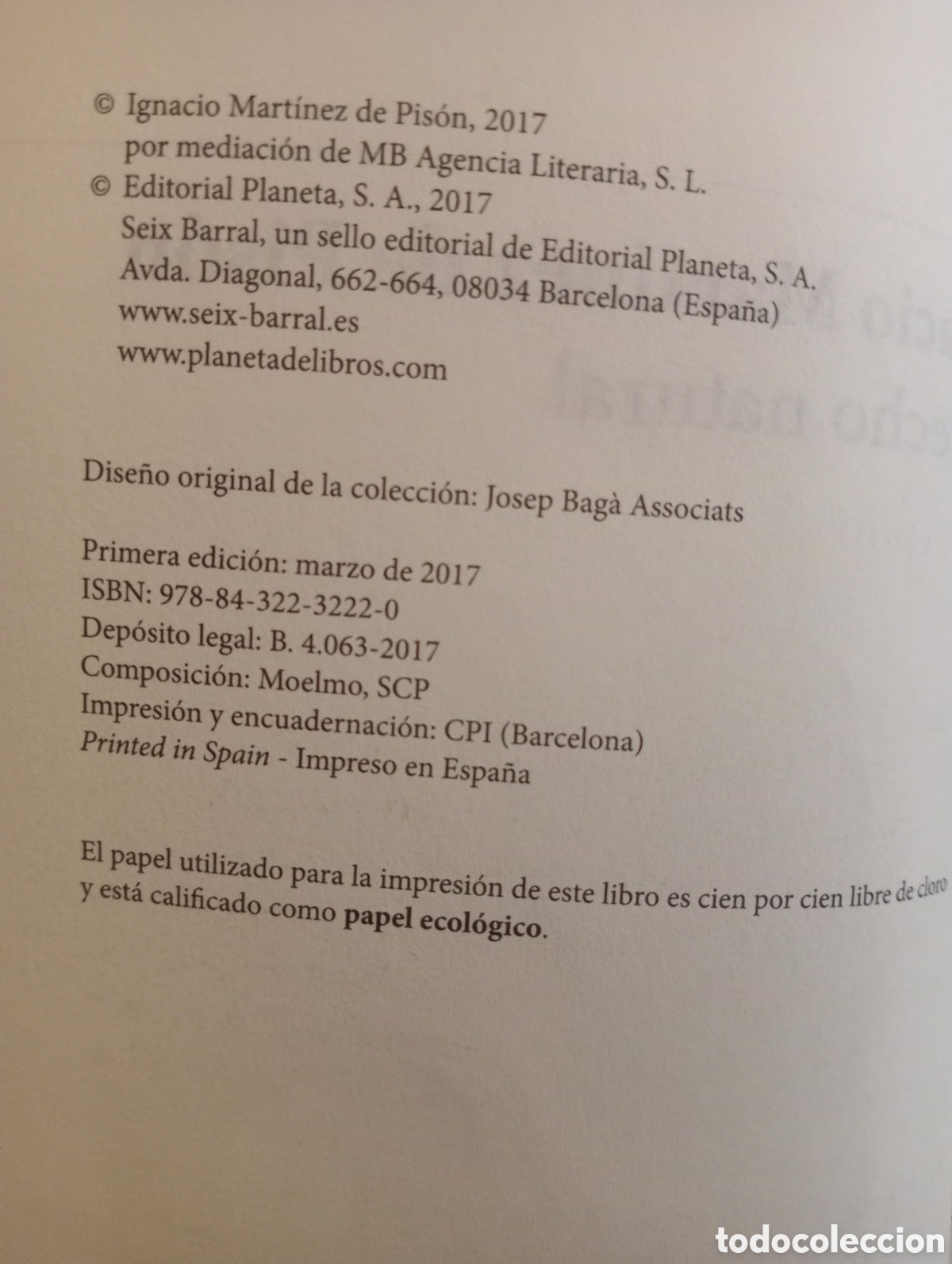 Libros de segunda mano: Derecho Natural / Ignacio Mart&iacute;nez de Pis&oacute;n - Foto 2