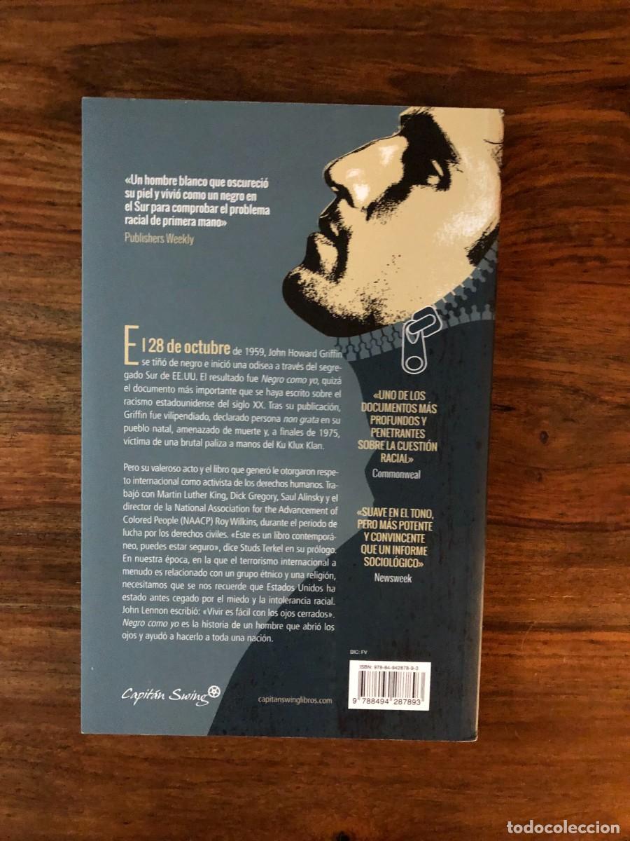 Libros de segunda mano: Negro como yo. John Griffin. Capit&aacute;n Swing - Foto 2