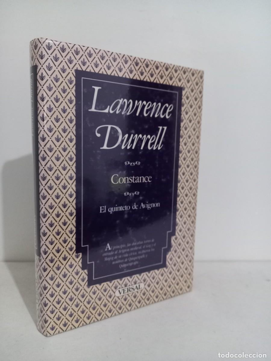 Libros de segunda mano: Lawrence Durrell. Constance. El quintento de Avignon. Ediciones Versal. 1985 - Foto 1