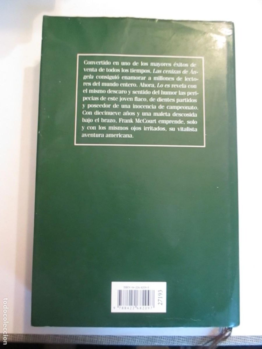 Libros de segunda mano: FRANK McCOURT Lo es W31514 - Foto 2