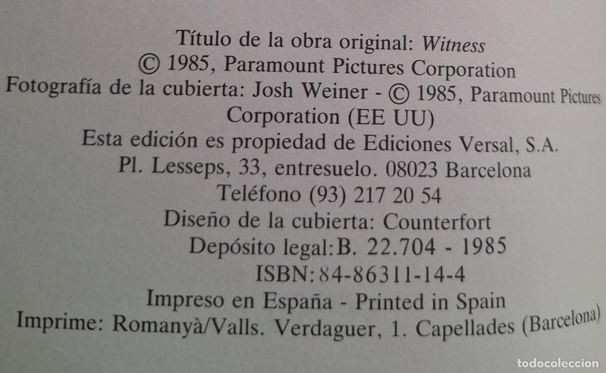Libros de segunda mano: &Uacute;nico testigo - W. Kelley y E.W. Wallace - Foto 3
