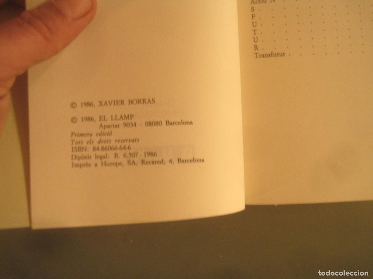 Libros de segunda mano: Xavier Borr&agrave;s - Transfutur - El llamp 1986 - Foto 2