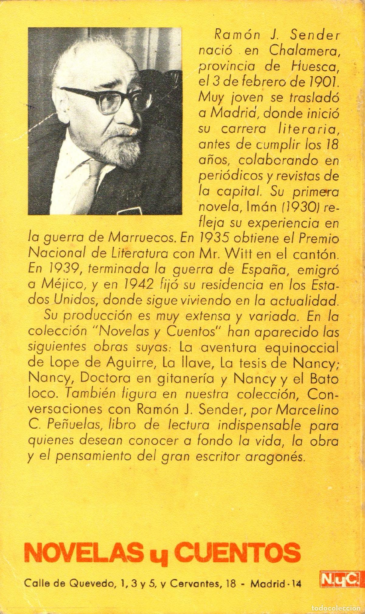 Libros de segunda mano: La tesis de Nancy - J. Sender, Ramon - Foto 2