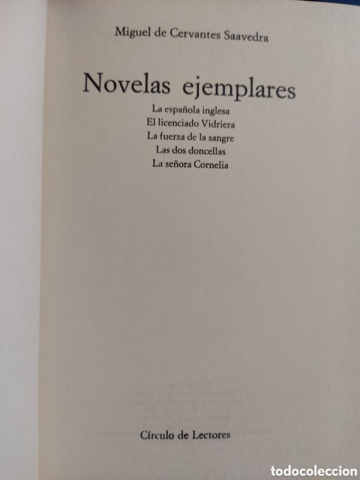 Libros de segunda mano: Cervantes novelas ejemplares - Foto 3