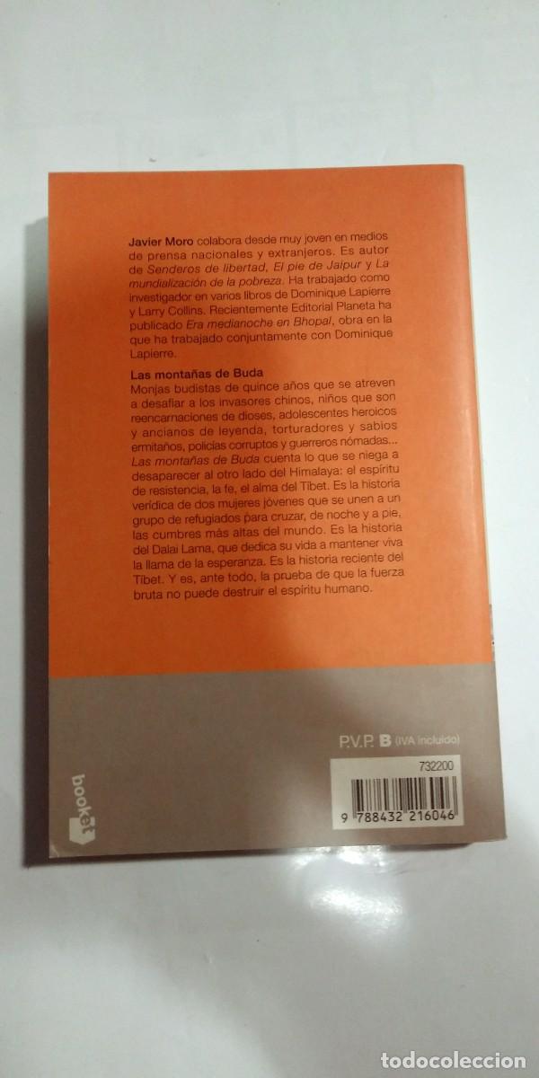 Libros de segunda mano: Las monta&ntilde;as de Buda Javier Moro - Foto 2