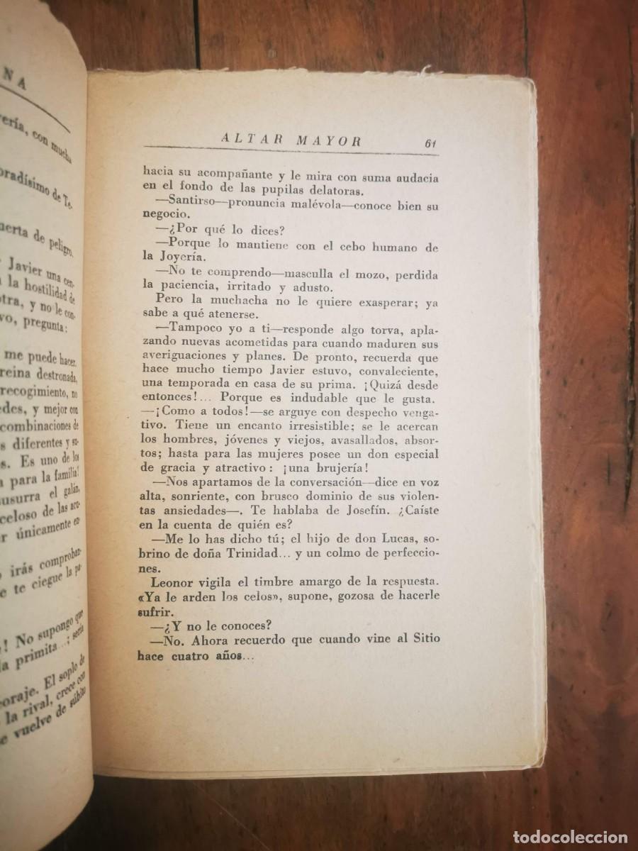 Libros de segunda mano: ESPINA, Concha. Altar mayor: novela - Foto 3