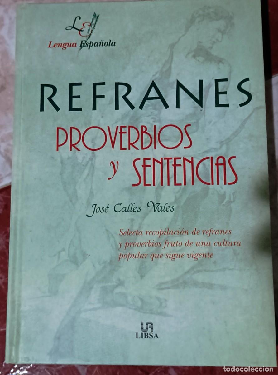 Libros de segunda mano: LIBRO REFRANES, PROVERBIOS Y SENTENCIAS - Foto 1