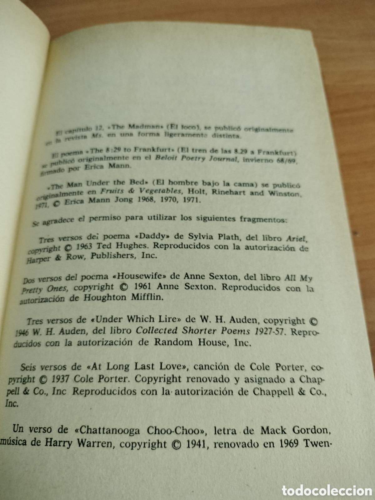 Libros de segunda mano: Miedo a volar - Erica Jong - Foto 4