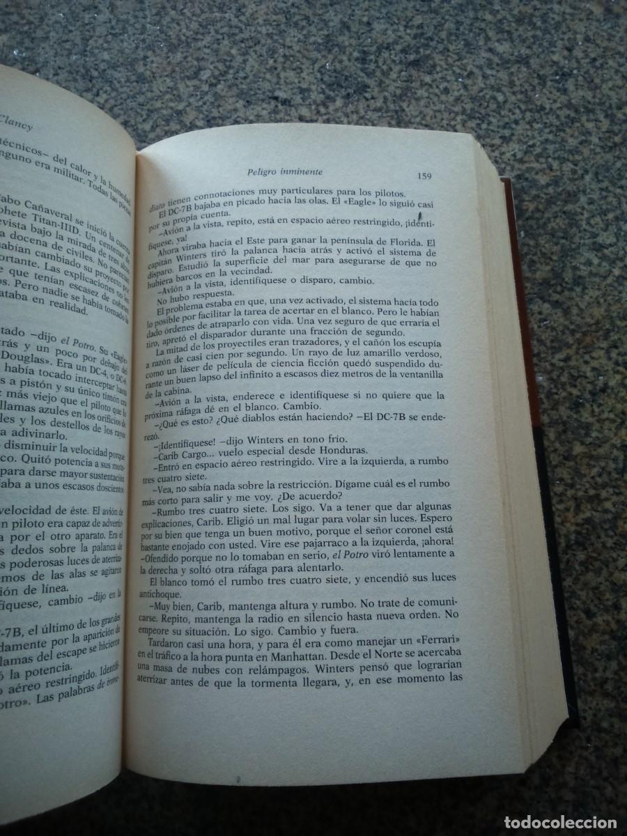 Libros de segunda mano: PELIGRO INMINENTE -- TOM CLANCY -- ORBIS -- - Foto 2