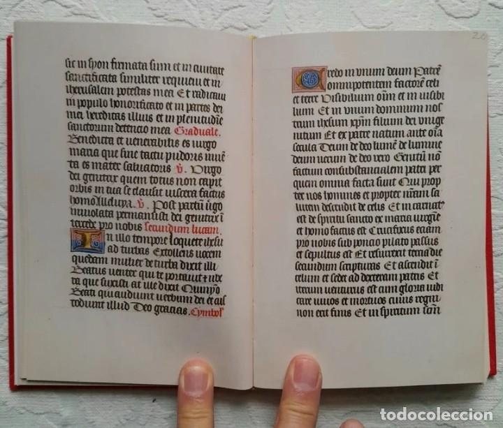 Libros de segunda mano: Facs&iacute;mil libro de horas (s. XV) - Foto 2