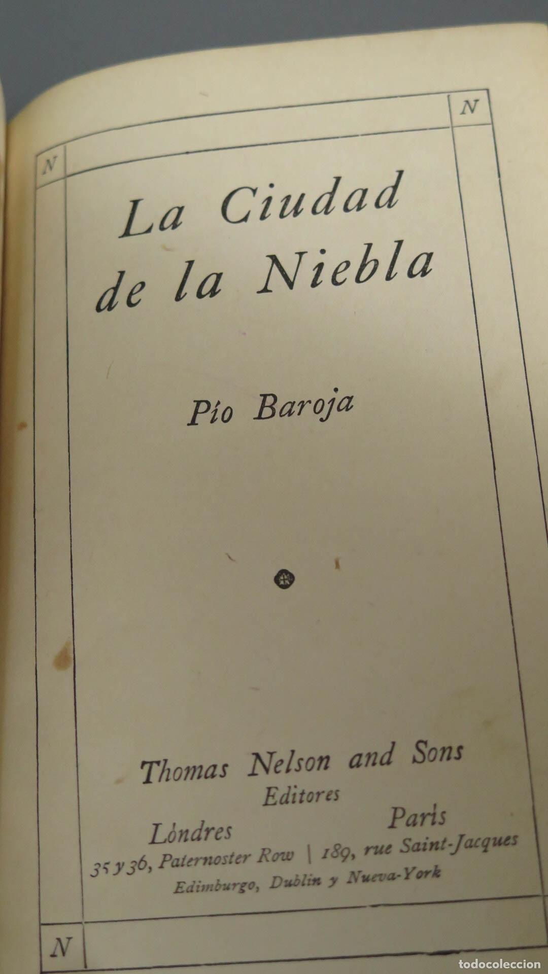Libros de segunda mano: La ciudad de la niebla BAROJA - Foto 1