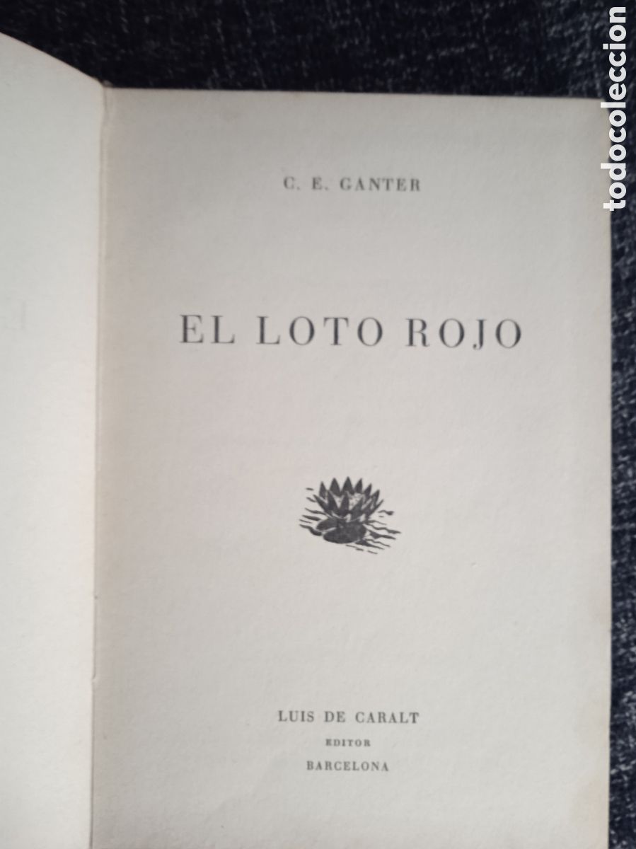 Libros de segunda mano: LOTO ROJO. / C.E. GANTER - Foto 2