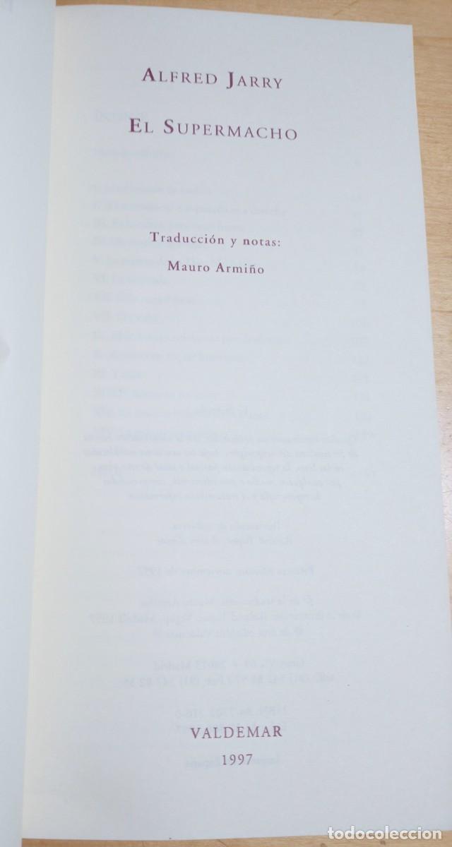 Libros de segunda mano: ALFRED JARRY EL SUPERMACHO - Foto 3