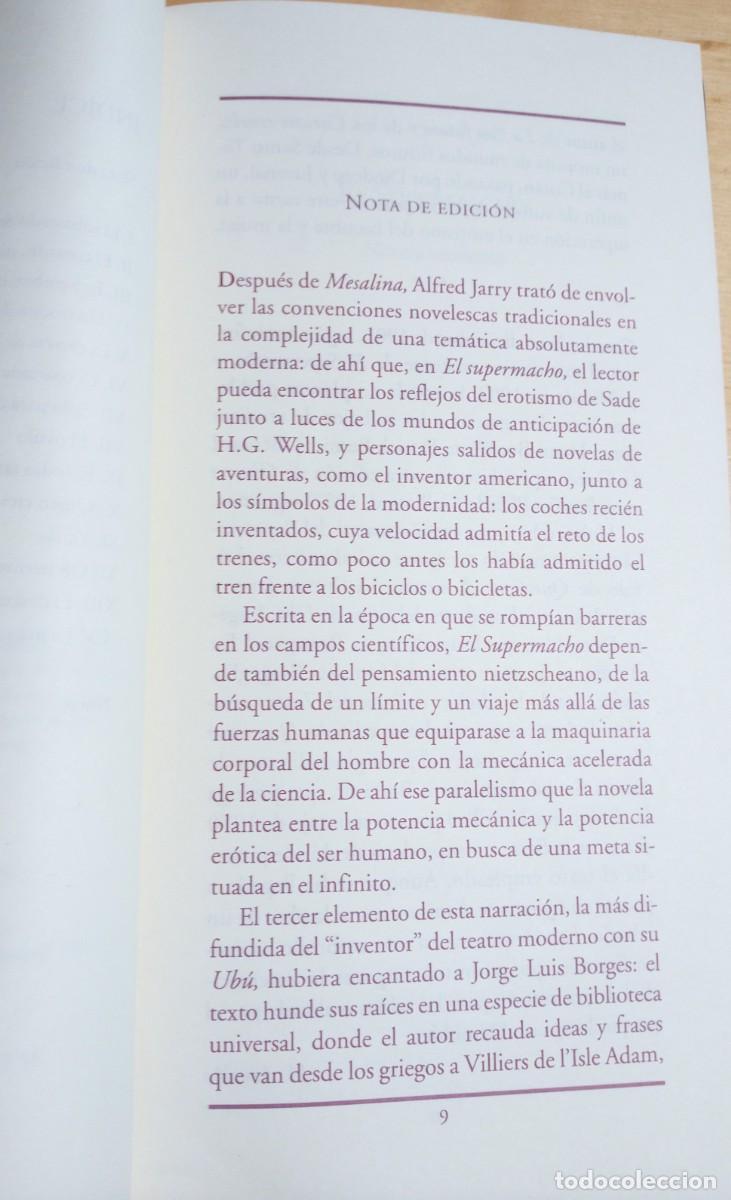 Libros de segunda mano: ALFRED JARRY EL SUPERMACHO - Foto 6