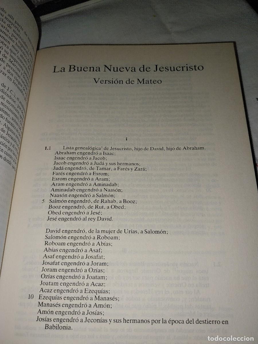 Libros de segunda mano: Libro El nuevo Testamento Original - Foto 6