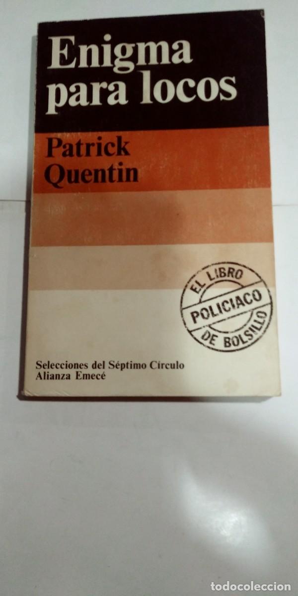 Libros de segunda mano: Enigma para locos Patrick Quentin - Foto 1