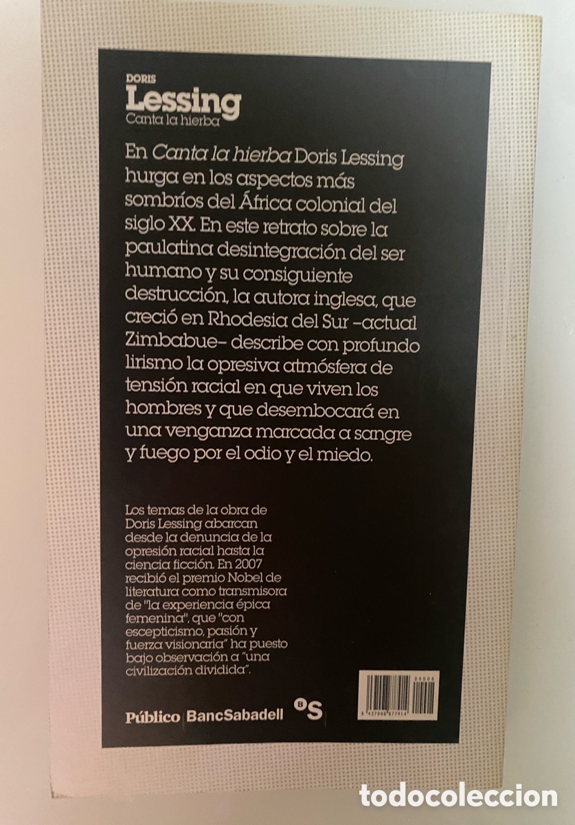 Libros de segunda mano: Canta la hierba - LESSING, Doris - Foto 2