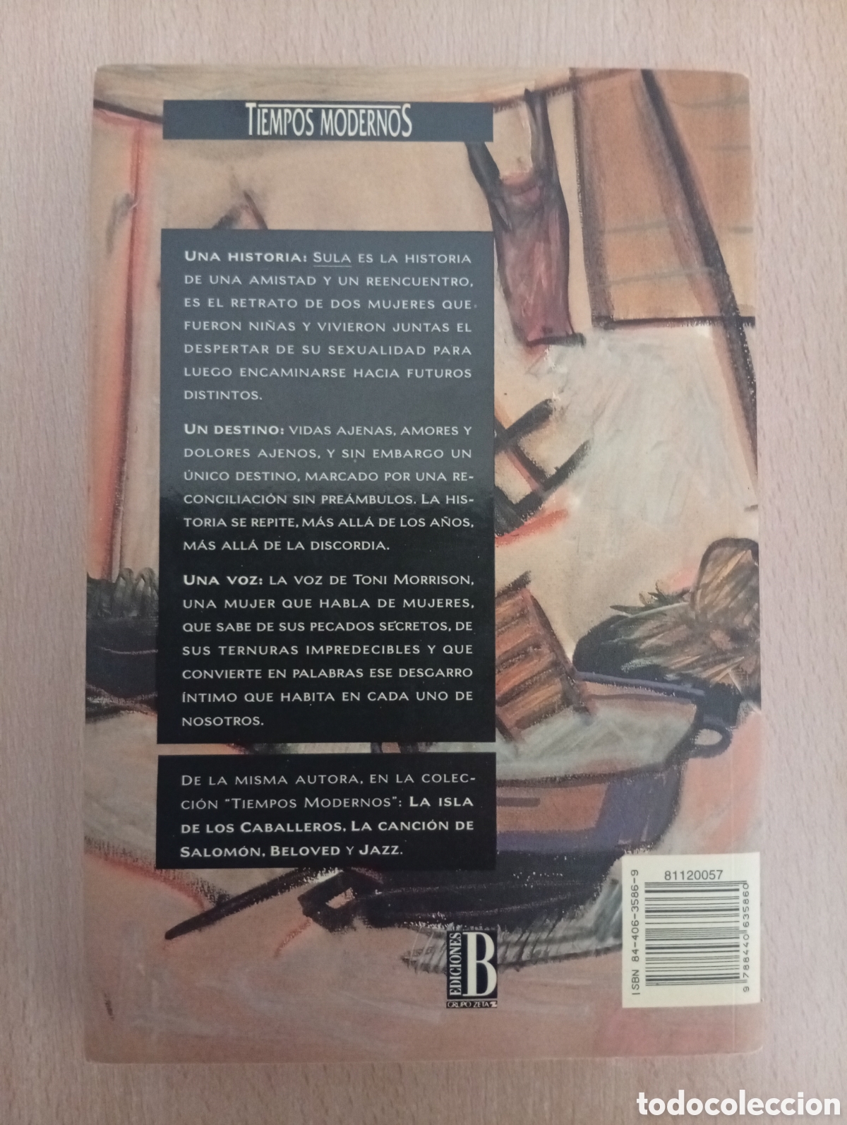 Libros de segunda mano: SULA. Toni Morrison. Ediciones B - Foto 2