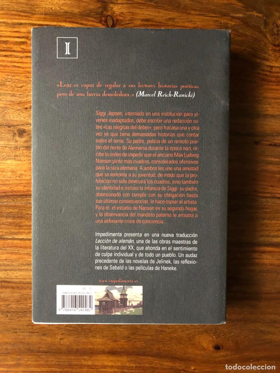 Libros de segunda mano: Lecci&oacute;n de alem&aacute;n. Siegfried Lenz. Impedimenta. - Foto 2