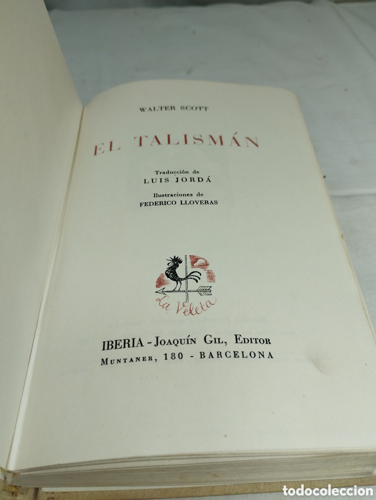 Libros de segunda mano: El talism&aacute;n. Walter Scott, 1942 - Foto 2
