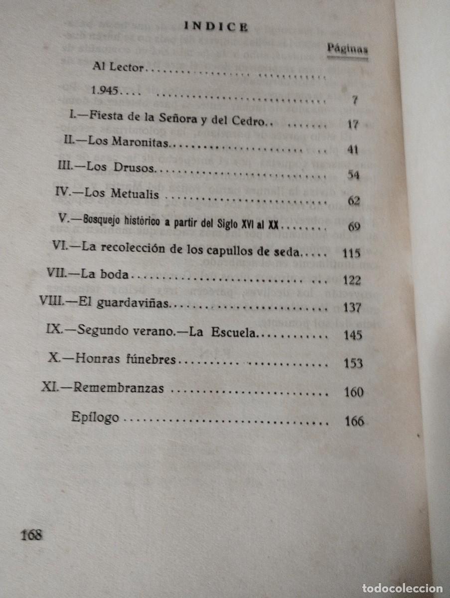 Libros de segunda mano: Libro remembranzas del Libano de 1945 - Foto 6