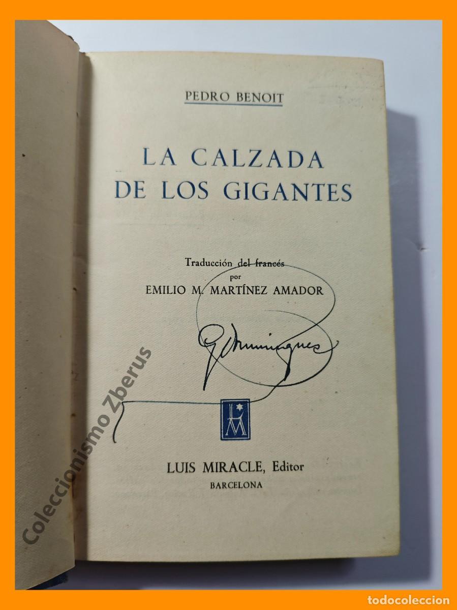 Libros de segunda mano: La calzada de los gigantes - Pedro Benoit - Foto 2